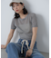 コンパクトラメシアー半袖ニット