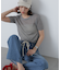 コンパクトラメシアー半袖ニット