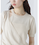 キャミレイヤードカシュクール半袖ニット