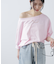 ［MFM］パフスリーブオフショルカットソー