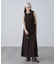 サイドカットノースリカットソーワンピース