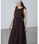 サイドカットノースリカットソーワンピース