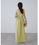 サイドカットノースリカットソーワンピース
