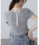 ホルターネックレイヤードサイドドロスト半袖カットソー