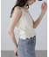 スカラップ編みニットタンクトップ