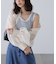 花柄レーステレコタンクトップ