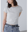 ワンポイント刺繍ボートネックカットソー
