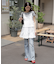 コットンティアードキャミミニワンピース