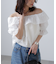 ［MFM］シアーチェックラッフルフリル2wayブラウス