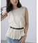 シアーフリルタンクトップ