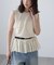 シアーフリルタンクトップ