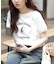 レトロスポーツプリントTシャツ