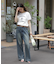 レトロスポーツプリントTシャツ