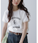 レトロスポーツプリントTシャツ