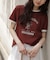レトロスポーツプリントTシャツ