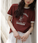 レトロスポーツプリントTシャツ