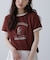 レトロスポーツプリントTシャツ
