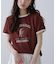 レトロスポーツプリントTシャツ