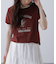 レトロスポーツプリントTシャツ