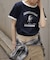 レトロスポーツプリントTシャツ