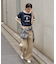 レトロスポーツプリントTシャツ