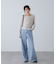 甘織ワイドデニムパンツ