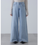 甘織ワイドデニムパンツ