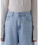 甘織ワイドデニムパンツ
