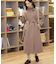 [累計販売5000枚！選べる4色]スタンドカラーメルトンロングコート