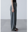 ドロストバレルレッグデニムパンツ