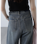 ドロストバレルレッグデニムパンツ