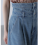 折り返しハイウエストデニムパンツ