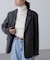 ウール混オーバーサイズジャケット