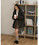ウエストドロストキルティングコート