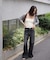 〈フリーズマート別注〉PICCADILLY ベーシックワイドデニムパンツ