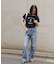 〈フリーズマート別注〉PICCADILLY ベーシックワイドデニムパンツ