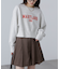 カレッジロゴショート丈スウェット