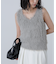 ロングシャギーノースリニット