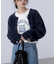前後2wayショートシャギー短丈ニット