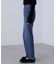 センタープレススリムストレートデニムパンツ