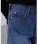 センタープレススリムストレートデニムパンツ