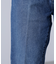 センタープレススリムストレートデニムパンツ