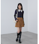 白襟レースニット