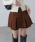 プリーツショートパンツ