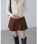 プリーツショートパンツ
