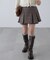 プリーツショートパンツ