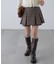 プリーツショートパンツ