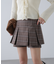 プリーツショートパンツ