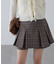 プリーツショートパンツ