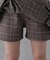 プリーツショートパンツ